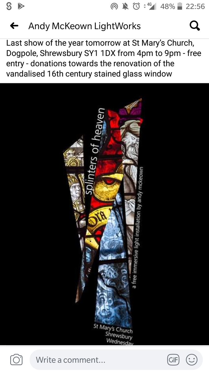 gilescarey's tweet photo. Let's finish the year reflecting on the power and beauty of heritage, and the animation it provides to narratives. The Jesse Window, probably made for the Greyfriars, moved to Old St Chad's and thence to St Mary's, Shrewsbury. magnificently lit tonight #splintersofheaven @TheCCT https://t.co/z2029r7iAk