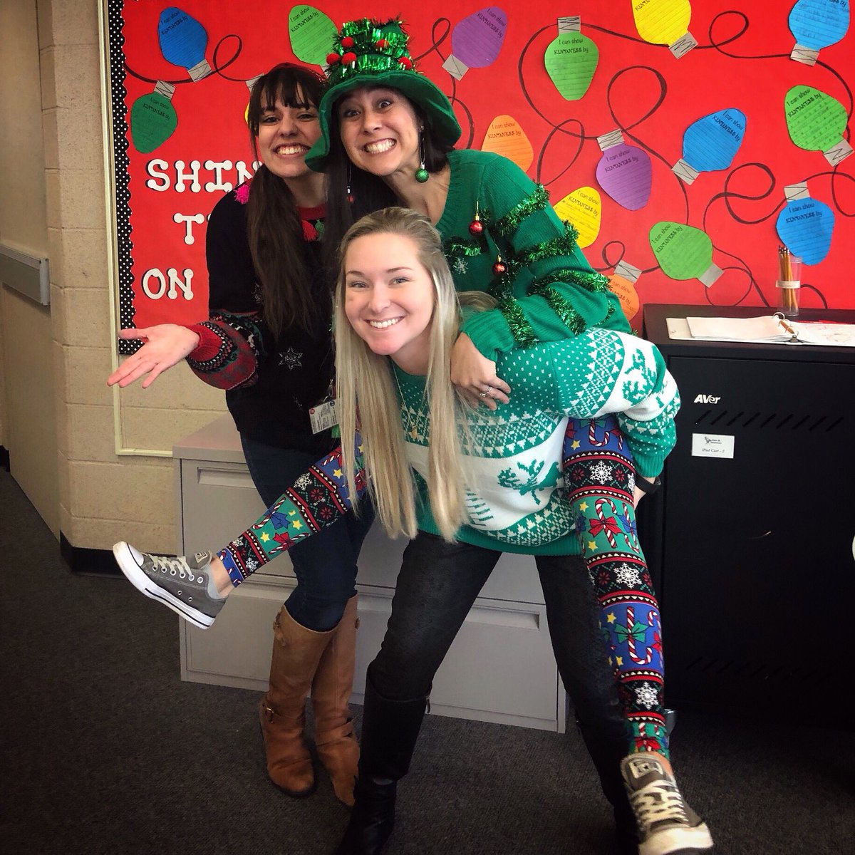 MrsAlbert1's tweet photo. Missing @MrsButtry on this cheesy sweater day. #1stGradeTeam @MPS_BlackElk https://t.co/56kovIHQYt