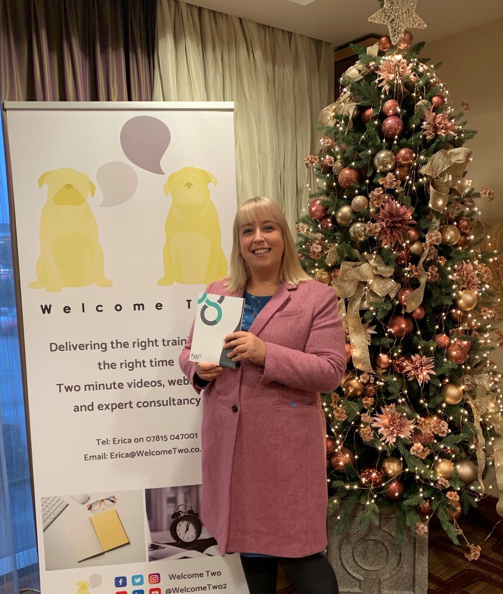 robert_gingell's tweet photo. Erica Farmer has treated herself to an early Christmas present, membership of the #FSB. Erica runs #WelcomeTwo a company creating 2 minute training videos for various clients, based in #devon.
Please check her business out here;
https://t.co/MamtcAoAKJ
#fsbdevon #fsbvoice https://t.co/C6BOVmPnMk