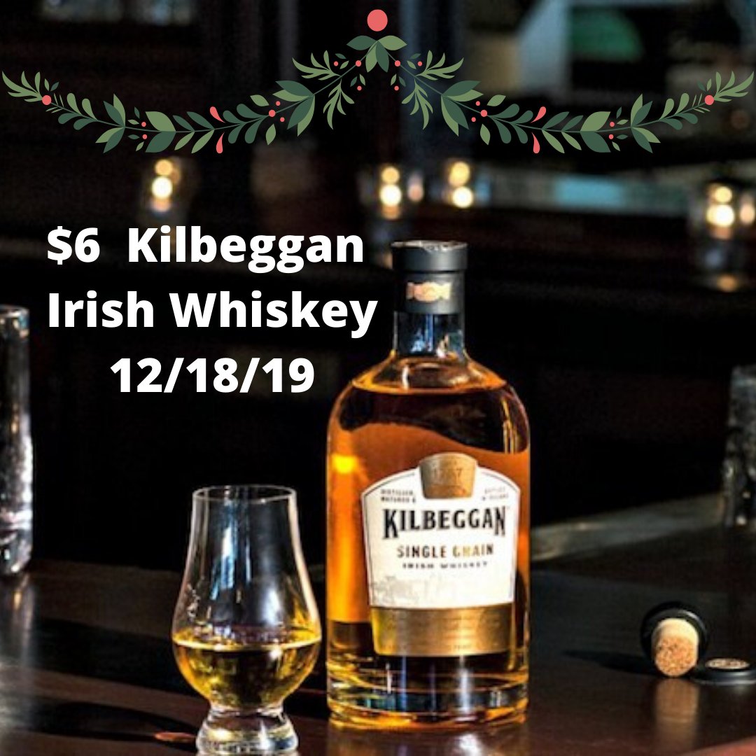 Feeling like celebrating the holiday a little early? Here's a good way to start.

$6 Kilbeggan Irish Whiskey - All Day.

#DeliverTheUnexpected #WhereXMarksTheSpot #DCDrinks #DCDrinkSpecials