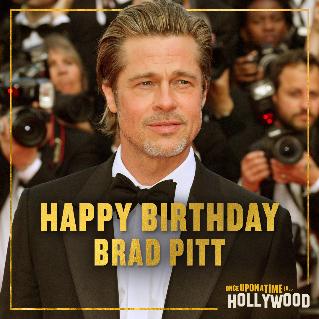 Happy birthday to Brad Pitt! 