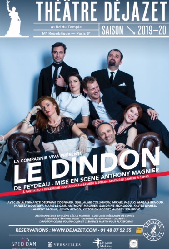 Pour rire et oublier la morosité un dindon déchaîné au rythme de Born to be alive de Patrick Hernandez par la jeune compagnie versaillaise Viva
au <a href="/TDejazet/">Théâtre Déjazet</a> 
ma chronique
legalopin75.blogspot.com/2019/12/le-din…