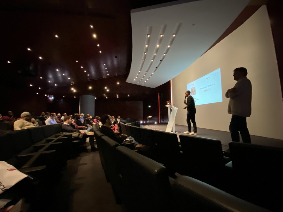 awsugfr's tweet photo. Ce soir nous sommes dans les locaux de @AWSFrance à la Défense pour découvrir les grandes annonces du #reInvent avec @sebsto, @jeaneymerit et @jubichon ! https://t.co/40GeV7l0jG