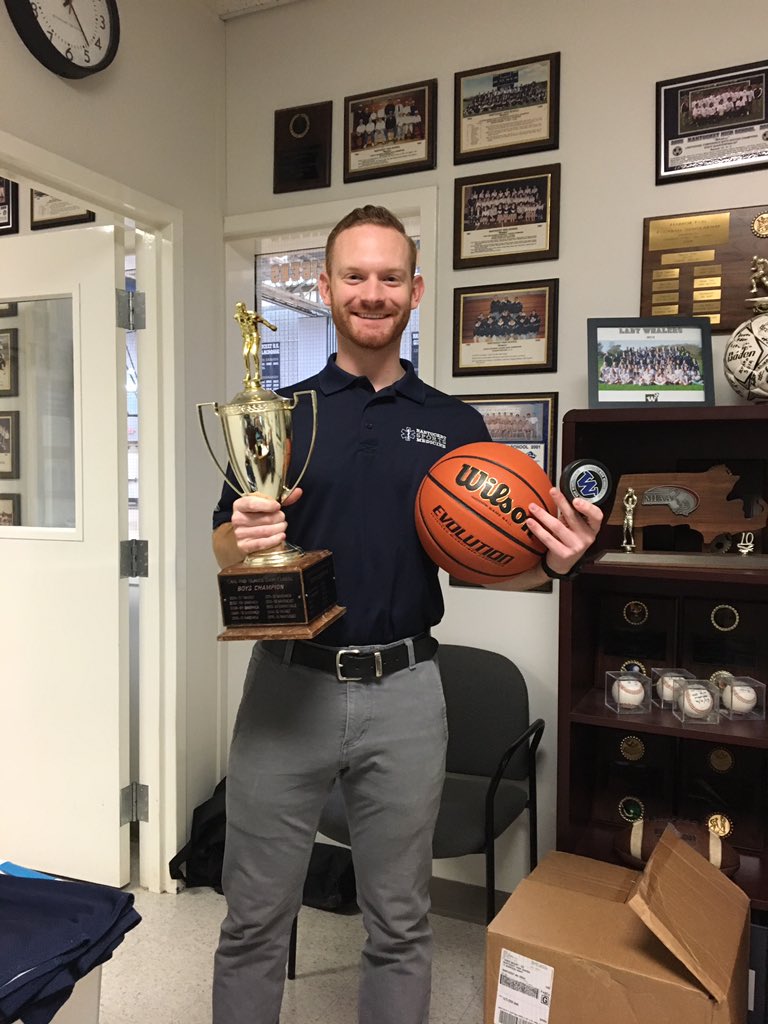 NHS Athletic Trainer is ready to roll tonight!