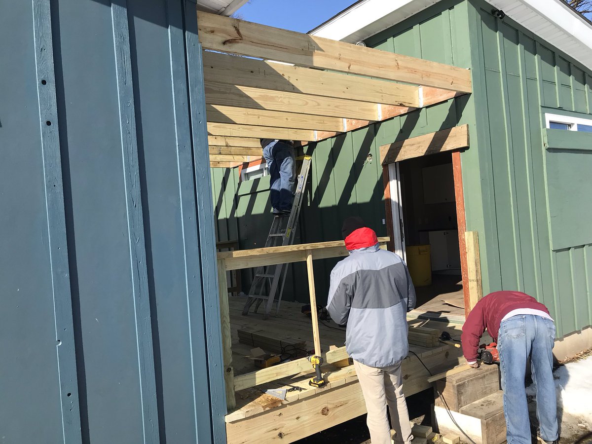 grand_north's tweet photo. Finishing touches to the Tiny Houses! https://t.co/aDJr3KHykg