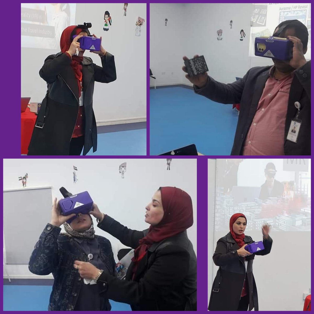 LameesGouda's tweet photo. During my visit to UAE๐นI was honoured to participate in a discussion about the tech of Augmented & Virtual Reality to Microsoft Educator Experts in an educational institution to achieve Quality Education๐
@Franklin_IRL @Steph_Lyons_ @MergeVR #Goalkeeper4 https://t.co/PpRuUVoAW4