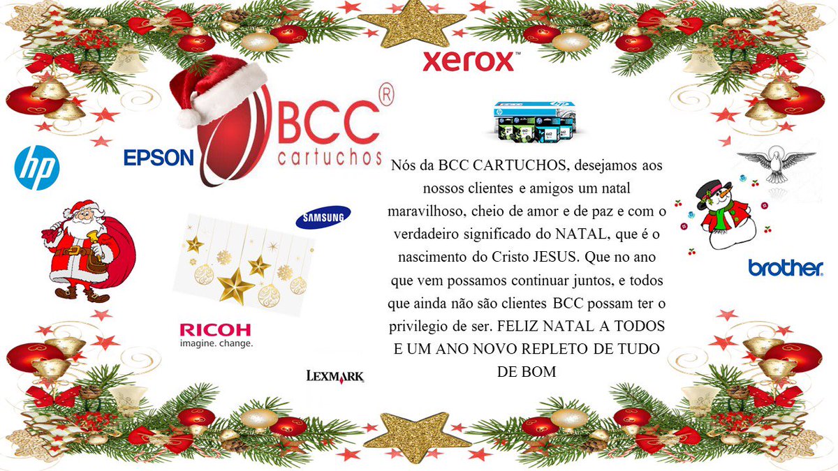 BCCCARTUCHOS's tweet photo. É o que nos dá @BCCCARTUCHOS desejamos aos nossos clientes e amigos um natal cheio de amor e paz e com o verdadeiro significado o nascimento do Cristo Jesus, que você que ainda não é nosso cliente Nesse ano que entra tenha esse privilégio. Feliz Natal a Todos!! https://t.co/sh8FgQVLC2