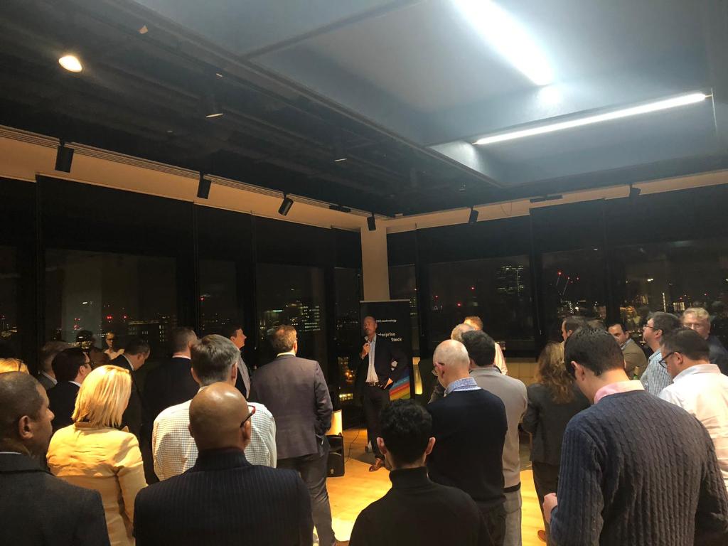 DXC_UKI's tweet photo. Very excited with our new strategic partnership with #Google. Now live from our Christmas celebration at Google Kings Cross offices. Amazing things to come! 

#DigitalTransformation #Cloud #ThriveonChange #Partnership https://t.co/fWBnHXaFuo