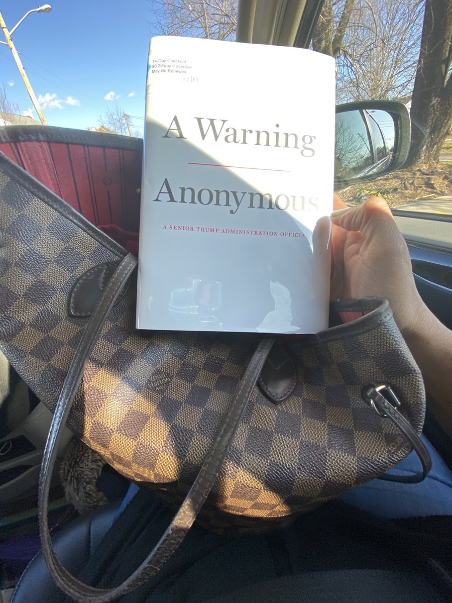 HonnyDipp's tweet image. Look what I just got from the library! I can’t wait to dive into this! It seems fitting that I start reading this book today! #ThePresidentIsACrybaby #HappyImpeachmas #AWarning #impeachment #ImpeachAndRemove