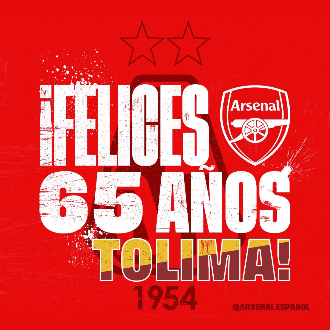ArsenalEspanol's tweet photo. 🇨🇴 ¡Felicidades, @cdtolima!

#SomosElArsenal https://t.co/kmwS9WSzho