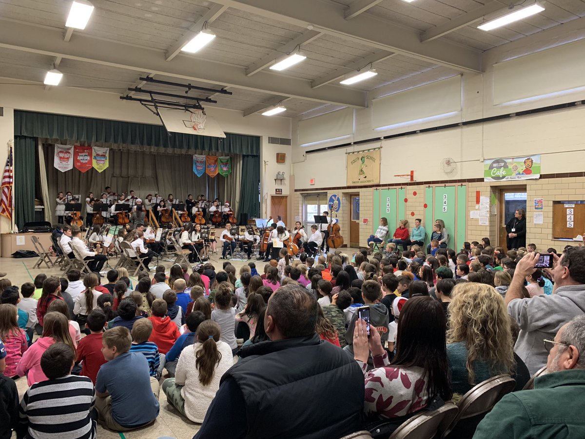 SBRHSMusic's tweet photo. Last stop on the tour...South Elementary! https://t.co/YIRsooBJoU
