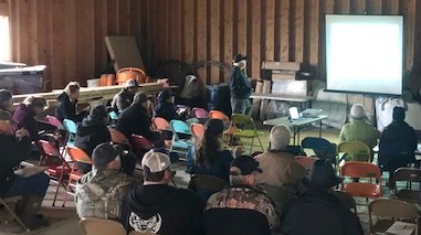 Budgeting for soil health! Researcher Gregg Young shared info about sustainable dairies and healthy soil practices with farmers yesterday at <a href="/GoldRidgeR_C_D/">Gold Ridge RCD</a>'s "Healthy Soils for Small Coastal Dairies," a #ClimateSmartAgriculture demonstration project at Ocean Breeze Dairy.