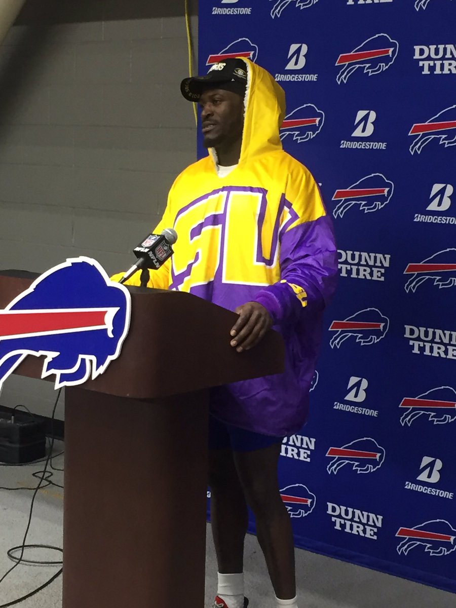 4JoshReed's tweet photo. Bills CB Tre’Davious White rocking the @LSUfootball gear and talking about his 1st pro bowl selection https://t.co/XyuDCbnMQf