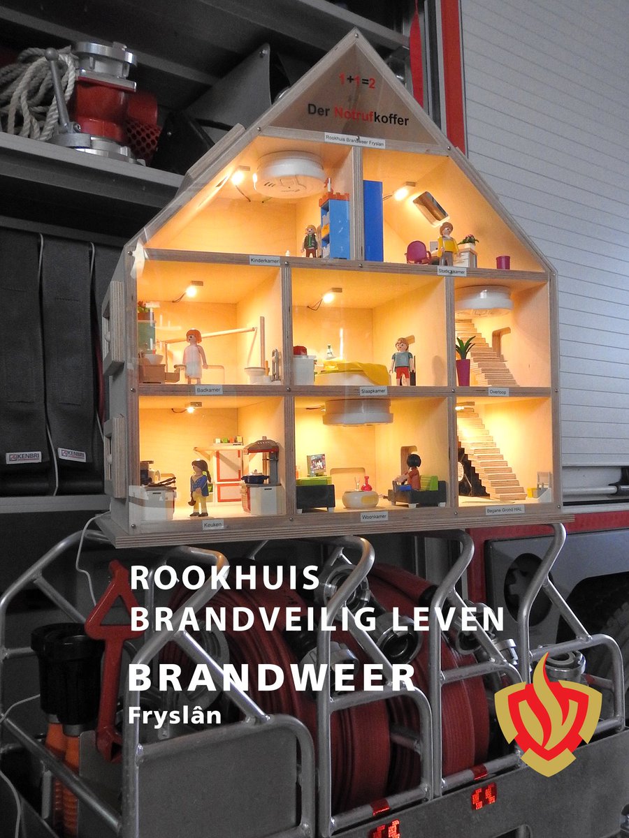 Hier gaan we volgend jaar heel veel kinderen en volwassenen mee voorlichten #rook #rookmelders #brandveiligheid #bewustwording <a href="/BrandweerFrl/">Brandweer Fryslân</a> <a href="/VRFryslan/">Veiligheidsregio Fryslân</a> #brandveiligleven