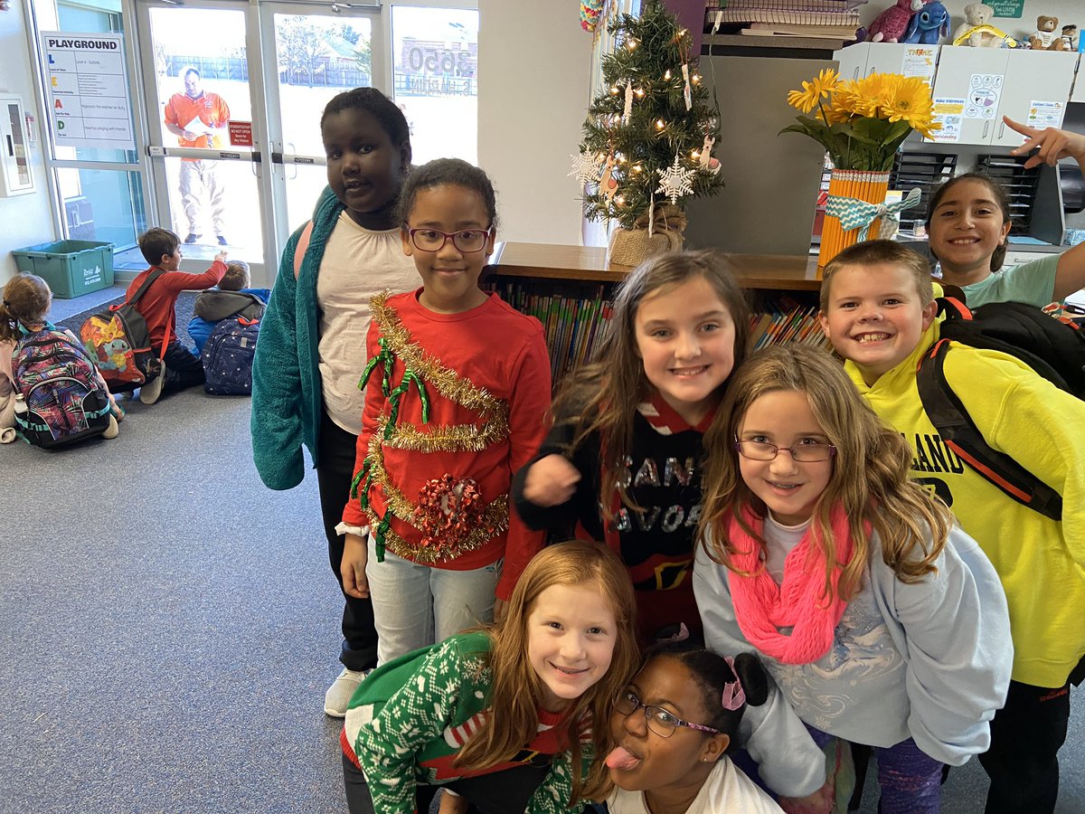 Holiday sweater day! #mcneilelem #thirdthrives