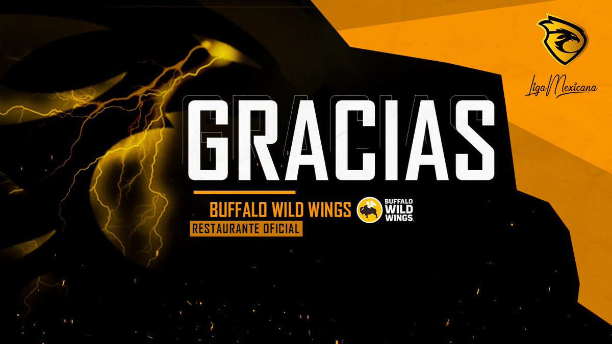 Agradecimientos | 2do split 2019 🏆

Gracias <a href="/BWWingsMX/">Buffalo Wild Wings</a> por ser la comida de los grandes jugadores que participan en nuestra liga, sin duda ustedes le dan un gran sabor a #LaMejorLigaDeMexico 🤩🇲🇽