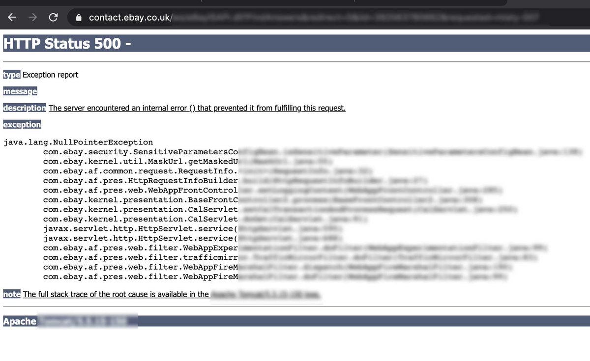 MikeRBailey's tweet image. Crikey, I haven't seen this on @ebay before - wonder if it's due to an update to the contact code missing out a unit test (some bits blurred for obvious reasons). #TestingCode