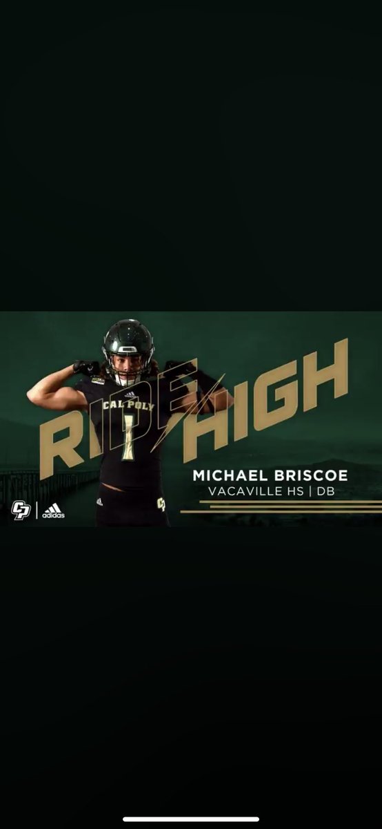 ❌COMMITTED ❌ 
#RideHigh <a href="/calpolyfootball/">Cal Poly Football</a>