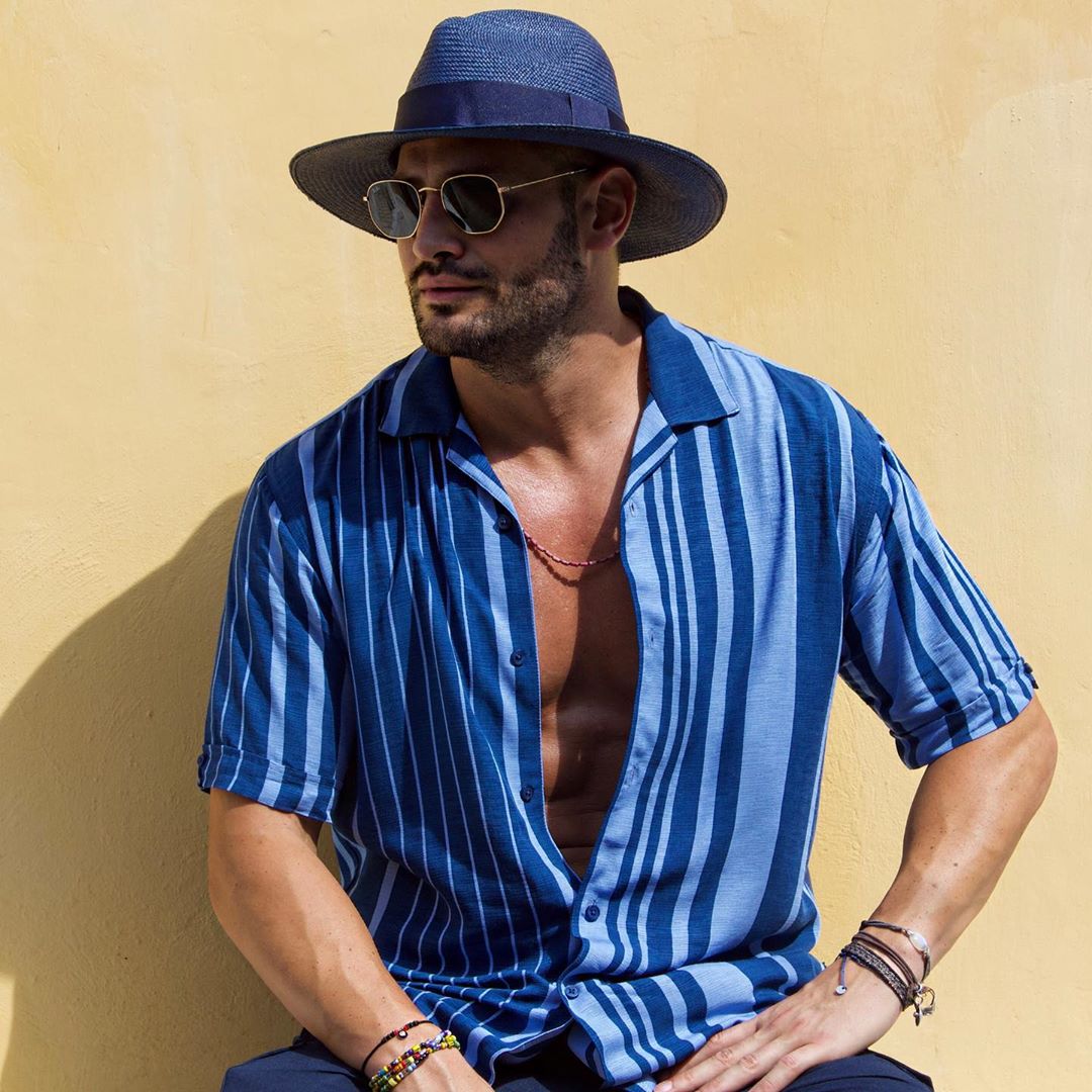Cubavera's tweet photo. Be open to possibilities. Decidedly casual and effortlessly cool, @cirotorlo brings his own unique perspective to chilling out. A striped shirt & Panama hat from #Cubavera provide the ultimate exclamation points. #CubaveraMan #LookGoodFeelGood
Shop Now: https://t.co/SMQDHYJIux https://t.co/fFmbOOOF9U