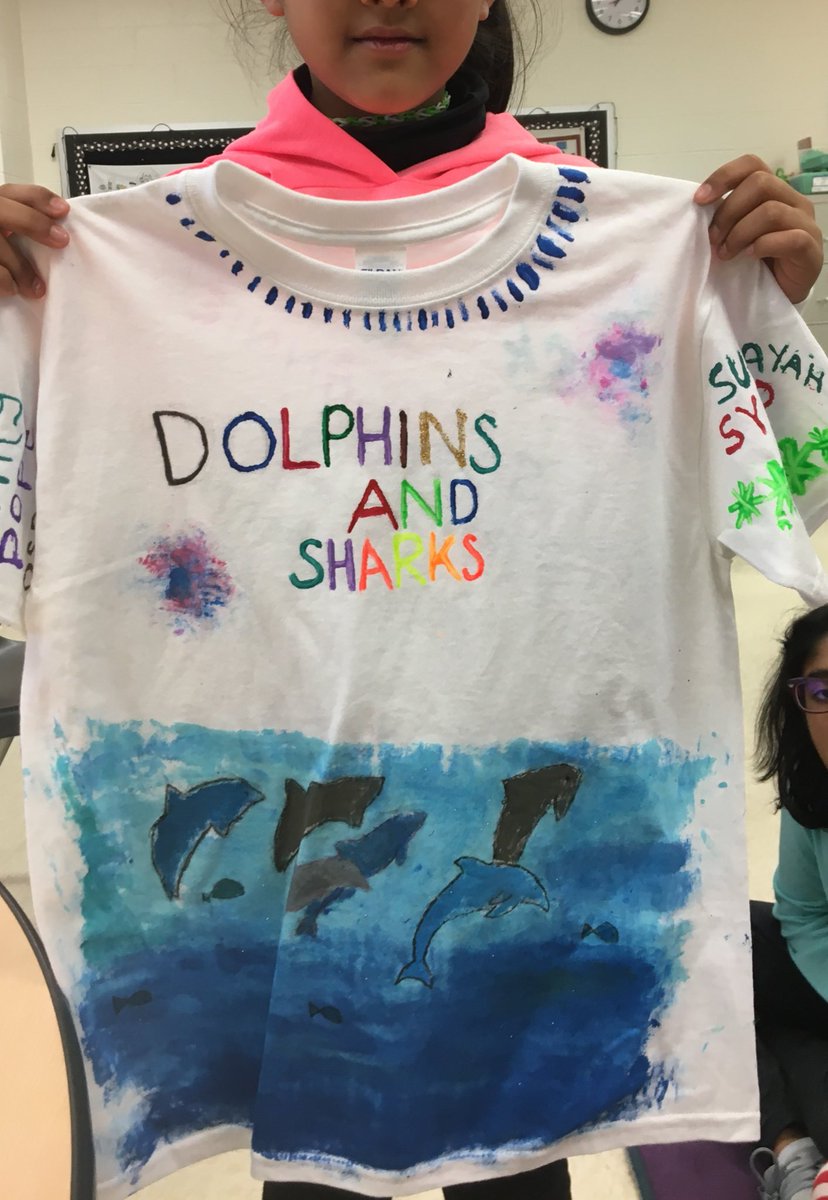 Miss_Ballard's tweet photo. Our T-shirt book reports were a huge hit ! We had so much fun listening to the many different books that were read this quarter @SeldensLanding https://t.co/kVZ5RJzn5l
