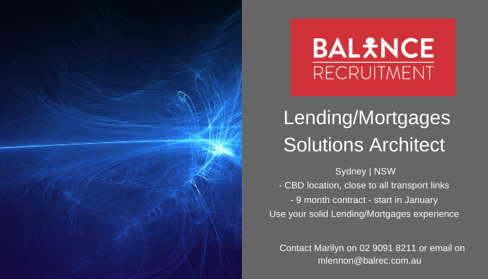 Balance_Recruit's tweet photo. JOD! Seeking a Solutions Architect for the financial services sector - January 2020 start - call Marilyn on 02 9091 8222 https://t.co/upsiiCXplj #balancerecruitment #itjobs #solutionsarchitect https://t.co/NXWSZ8jVYw