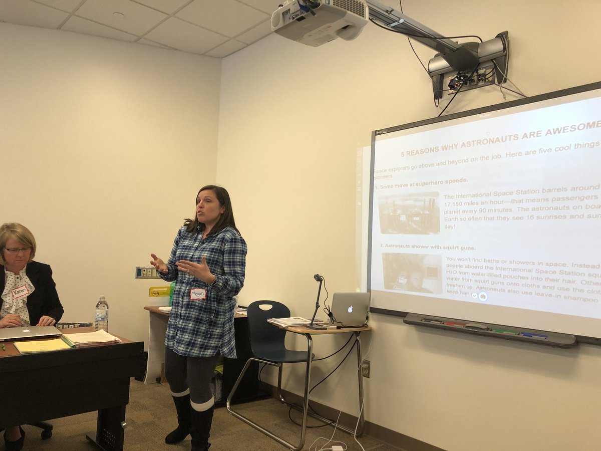 KariCroucher's tweet photo. @megan_rodney teaching @talawanda teachers about a mini unit on listicles. #TalawandaEmpowers https://t.co/5uj5CzY76b