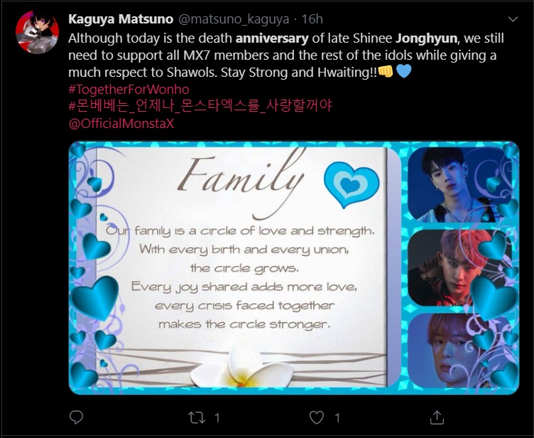 @/matsuno_kaguya This might be me being overly sensitive today, but I feel they could have separated the posts to be two instead of one, like they were using the hashtag/name for a purpose of their own ends.