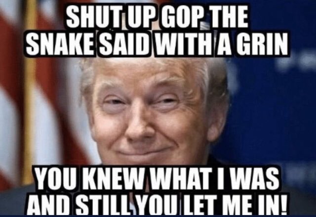 saltyconchy's tweet photo. @Rey_Sistance @RebelSnowOwl Hillary warned us, Obama warned McConnell so the entire GOP knew and sacrificed our democracy for judges to satisfy the Federalist Society, Heritage Foundation and CNP's desire for a Constitutional Referendum turning us into a theocracy ๐ #NoConCon #NoConConForAnyReason https://t.co/jhwZFwuXhJ
