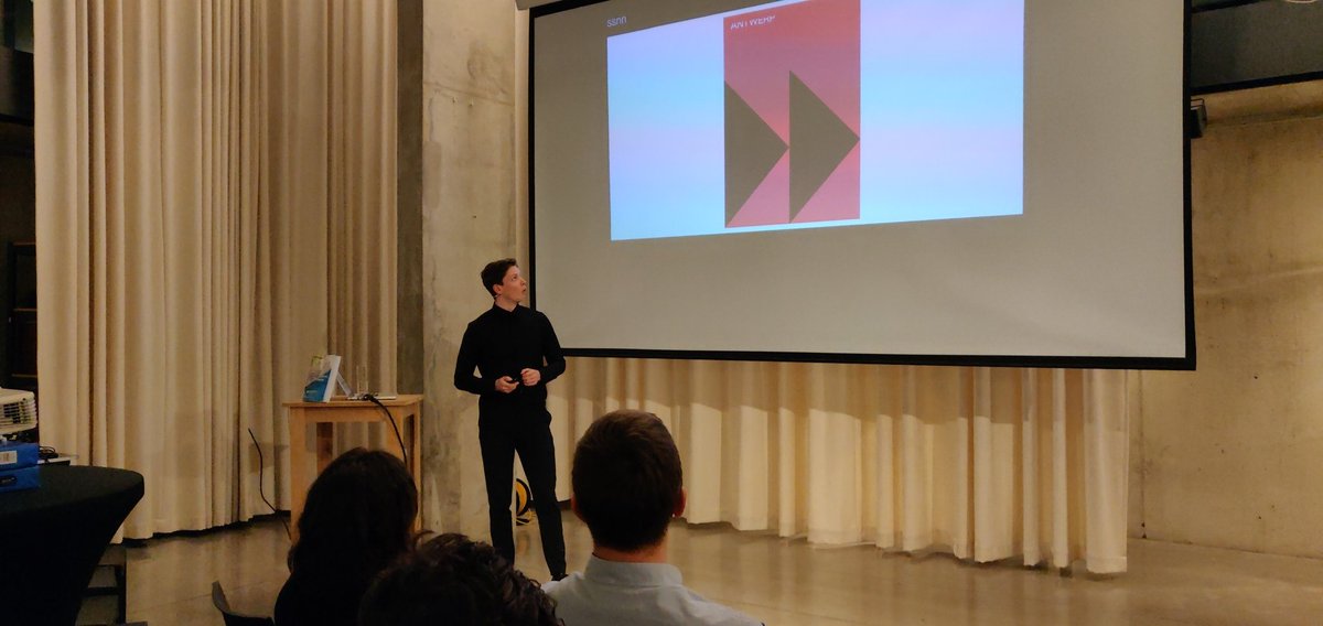 TEDxAntwerp's tweet photo. Proudly supporting our own visual designer Dennis Janssens at @apbc_be #InspirationTalks.
#GoDennis #LeaveYourMark https://t.co/gjGfqusdqP