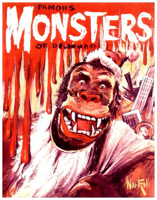 SpankyHenderson's tweet photo. Christmas Day is one week from this week's #JimWarrenWednesday🎄🎄✨🌲✨🎄🎄
Shown below: the cover image of #FamousMonsters #48, and the Christmas card pic that Al Nuetzell made for #ForryAckerman. https://t.co/0pFXldlT34