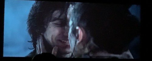 bb8enthusiast's tweet photo. Ben Solo’s smile after kissing his soulmate is the best thing I’ve ever seen and the best thing about this movie #trosspoilers https://t.co/R44bB9TvT7