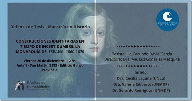 Defensa de Tesis de maestría en Historia