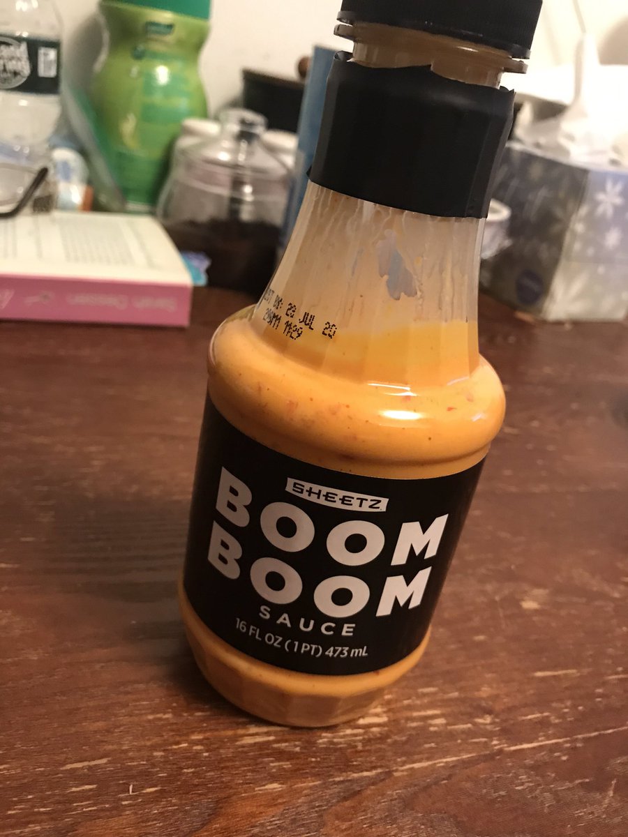 Alright look, I wanted to say thank you to. for sending the boom boom sauce but I had...