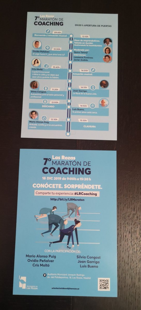 crismolto's tweet photo. Final inmejorable con las personas q han hecho posible q grandes profesionales disfruten como niños en el 7° Maratón de #Coaching Las Rozas: María, Isabel, @anillahg, David, Pablo... y todos los q simplemente lo hacen fácil: gracias mil 4sure! 😎 #LRCoaching #CapitalEmocional https://t.co/h2znvQFmNQ