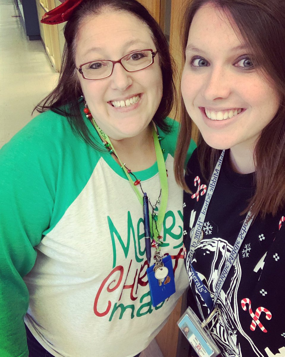 MrsCMorton's tweet photo. Day 13: Someone who always has my back is 100% this wonderful lady! It doesn’t matter if I bust up in her room in the middle of her lesson, she is constantly helping me with ideas to improve my lessons. I adore you, @catinachapman ! #dmspreholidaychallenge #DMSGens https://t.co/fCTOCvZp6t
