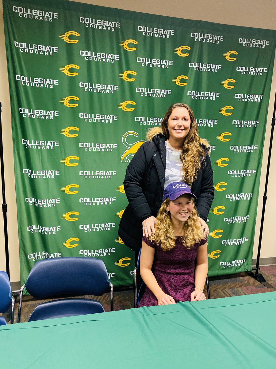 YJSouthlacrosse's tweet photo. Congratulations to YJS 2020 @cpalmore1529 on sealing the deal to play lacrosse at Amherst! We are so proud to see it all come together 💜 #Amherst #YJS2020 #committed #signing https://t.co/7IWhH61FxE