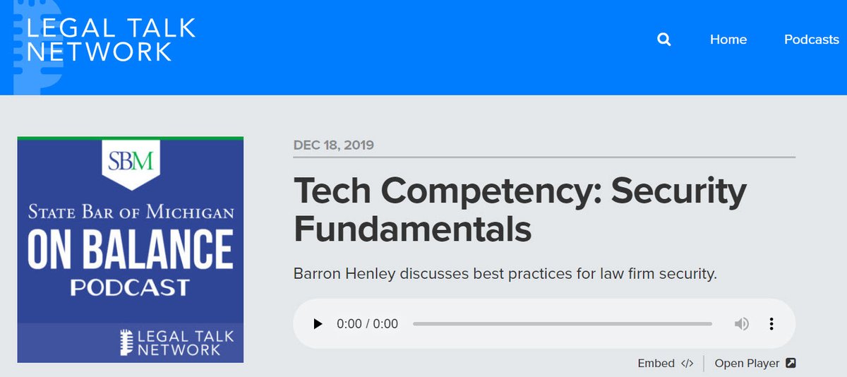 MIStateBarPrMRC's tweet photo. The duty of #techcompetency for the @MIStateBar  membership is approaching!  This #OnBalance podcast helps you understand how you can comply with this new requirement.  Stay tuned for updates from @MIStateBar to help you with all things #techcompetency. https://t.co/t1jTbmzwSa https://t.co/b2PgecXpKa