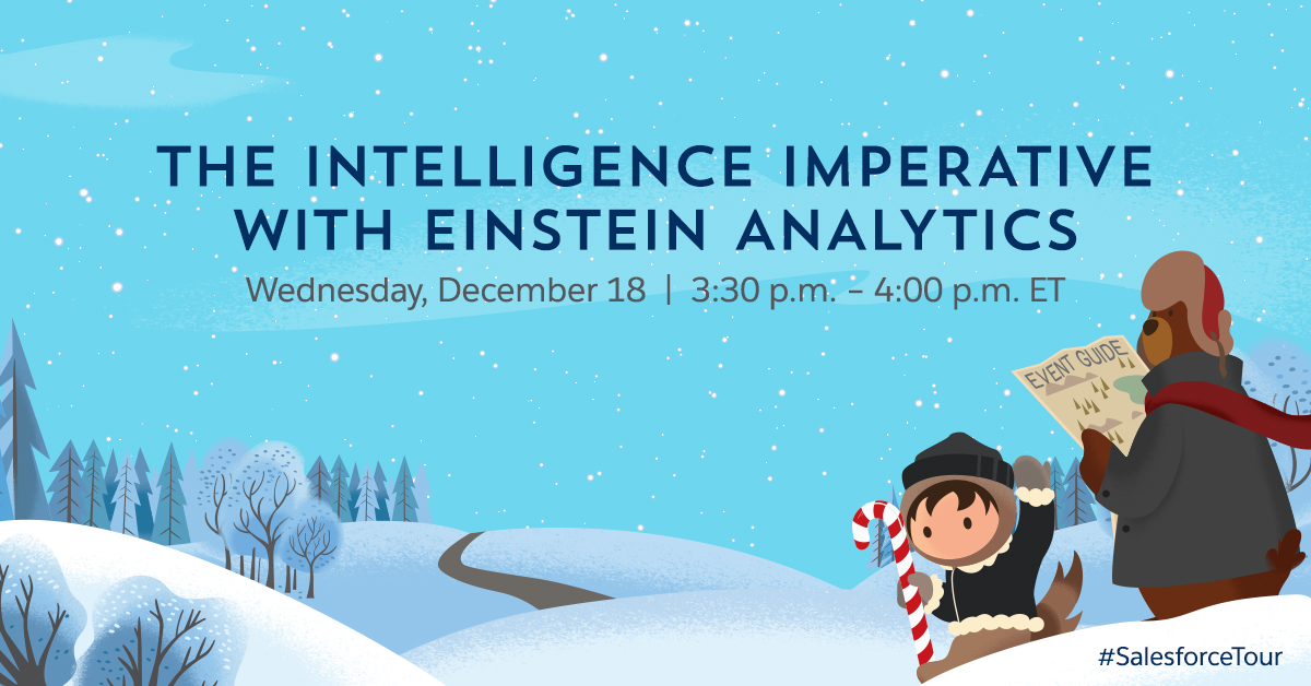 Dreamforce's tweet photo. Hey, Einstein! 💬 Where can I watch the #SalesforceTour session on Data, Analytics & AI? 🤷♂️🤷♀️
🗣 "The Intelligence Imperative With Einstein Analytics" is streaming 🔴LIVE from New York right here ➡ https://t.co/AD2OMAPSPC #HeyEinstein https://t.co/H0Zs4kNhEF