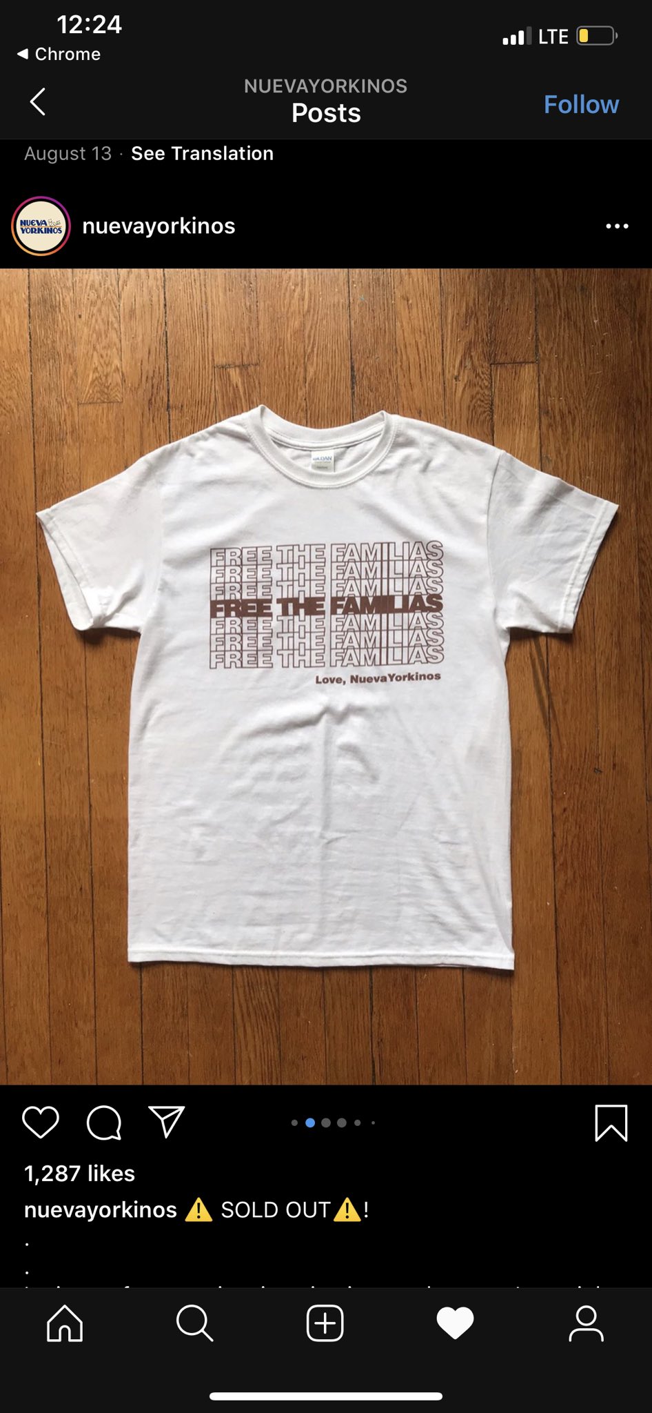Free the familias shirt Clearance
