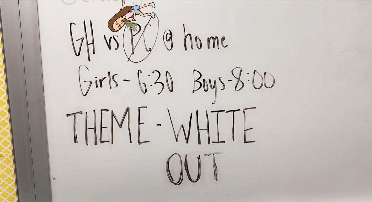 THEME FOR TOMORROWS GAME HAS BEEN CHANGED TO A WHITE OUT!!! Don’t forget to get your tickets at lunch tomorrow for only $6!