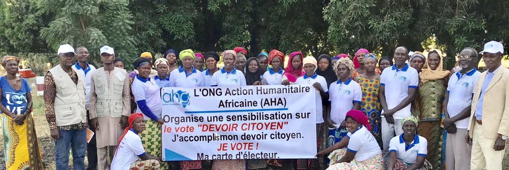 ong_aha's tweet photo. L'ONG AHA sensibilise sur l’importance du "VOTE" à travers une campagne de sensibilisation civique.  Des actions pour promouvoir la PARTICIPATION DES CITOYENS. https://t.co/Ax6f7tjG6W
