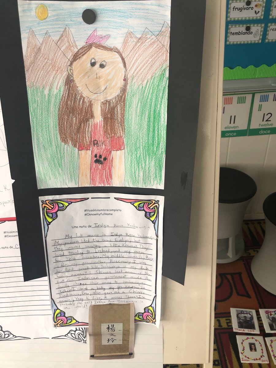 cdnavarrete88's tweet photo. Sneak peek into our I know my full name projects! #Iknowmyfullname Sociocultural Competence https://t.co/x08yL3pT4h
