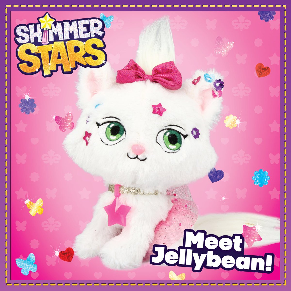 KDKidsUSA's tweet photo. Jelly Bean is a purrfect #persian who ❤️ everything fashion! This pretty kitty is a stylist to the stars who always takes time to Shimmerize before she heads out for adventures. Meet all the #ShimmerStars online and in-stores at @Target: https://t.co/eX9fcRNNMx #christmas https://t.co/1DoqSfZZLl
