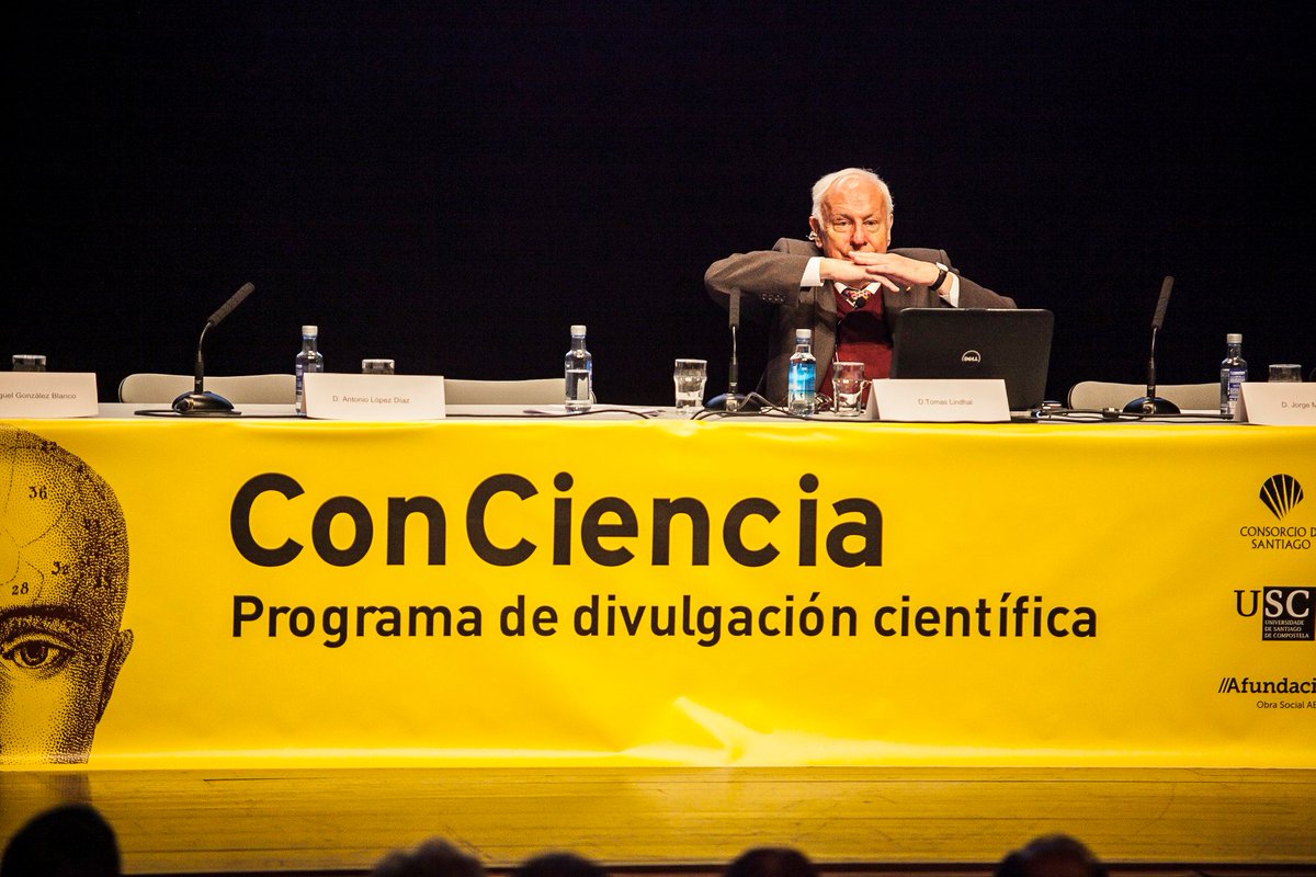 JorgeMiraUSC's tweet image. Tomas Lindahl, @NobelPrize de Química 2015, no #ProgramaConCiencia (2 de 2)

@Colquiga @QuimicosGalicia @cimususc