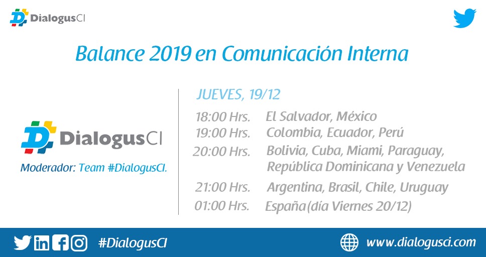 Apreciada Comunidad DialogusCI Mañana tendremos nuestro Debate #DialogusCI de Cierre con los Miembros del #TeamDialogusCI Te esperamos!!!!