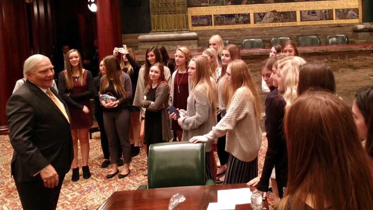 The Boyertown Lady Bears State Championship Soccer Team on the floor of the State Senate with Senator Mensch.

<a href="/PottsmercSports/">Pottstown Mercury Sports</a> 
<a href="/AustinHertzog/">Austin Hertzog</a> 
<a href="/PacTenSports/">Pac 10 Sports</a> 
<a href="/RE_sports/">Reading Eagle Sports</a> 
<a href="/69Sports/">WFMZ-TV 69 Sports</a> 
<a href="/SamuelMarcinek/">Sam Marcinek</a> 
<a href="/BashGirlsSoccer/">Lady Bears Soccer</a> 
@BASDNEWS