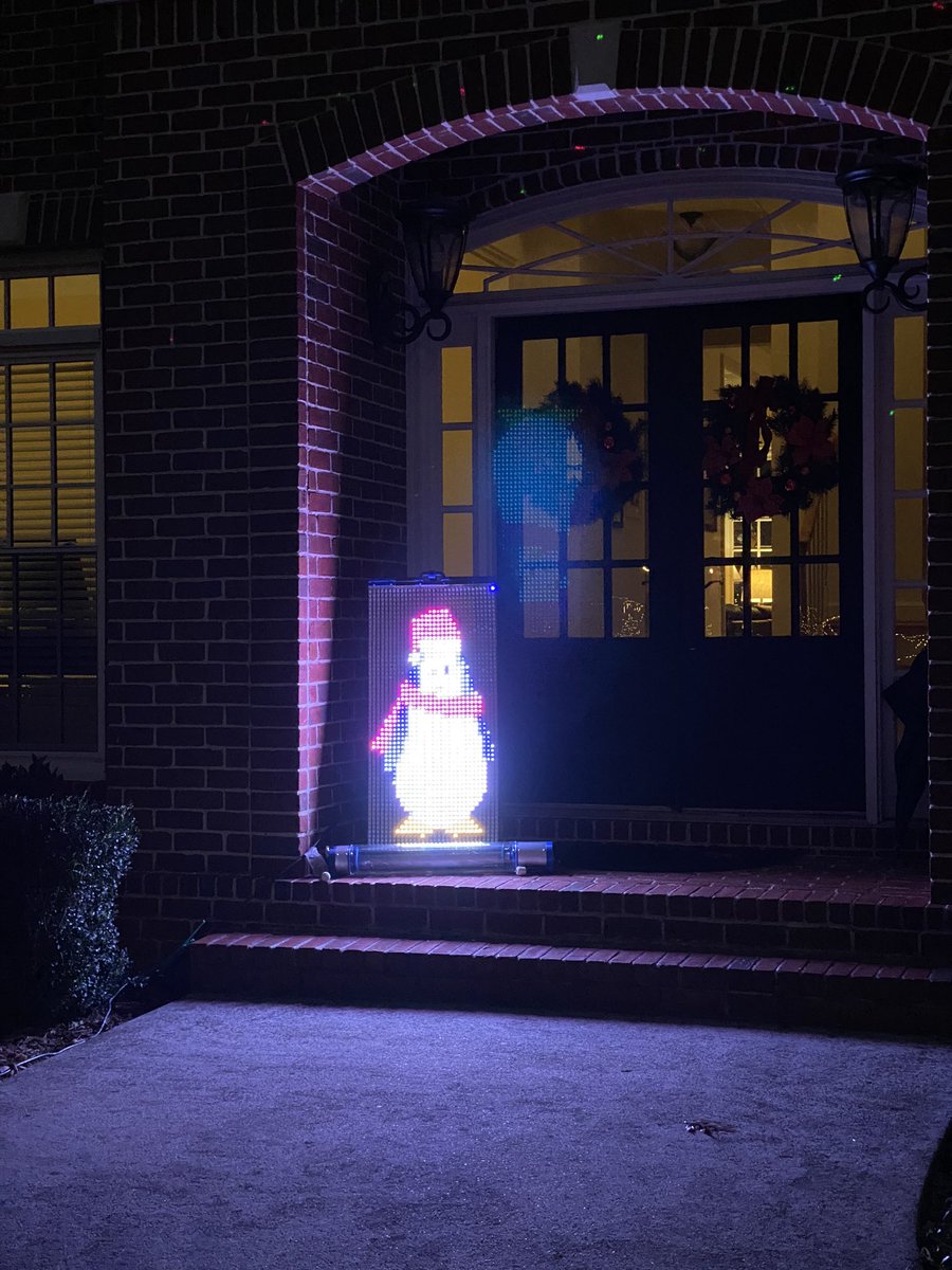 RollableDisplay's tweet photo. How about using Rollrr as #Christmas #decorations . Here are 4 images that show the #holidayseason #led #ledlights @Raspberry_Pi   @PiSignage #RaspberryPi https://t.co/v8c6iBhmGW