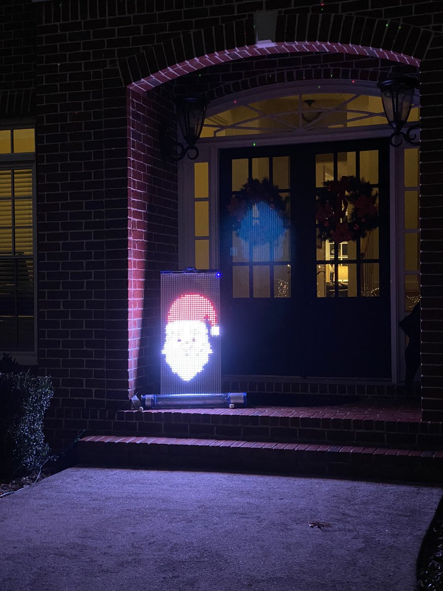 RollableDisplay's tweet photo. How about using Rollrr as #Christmas #decorations . Here are 4 images that show the #holidayseason #led #ledlights @Raspberry_Pi   @PiSignage #RaspberryPi https://t.co/v8c6iBhmGW