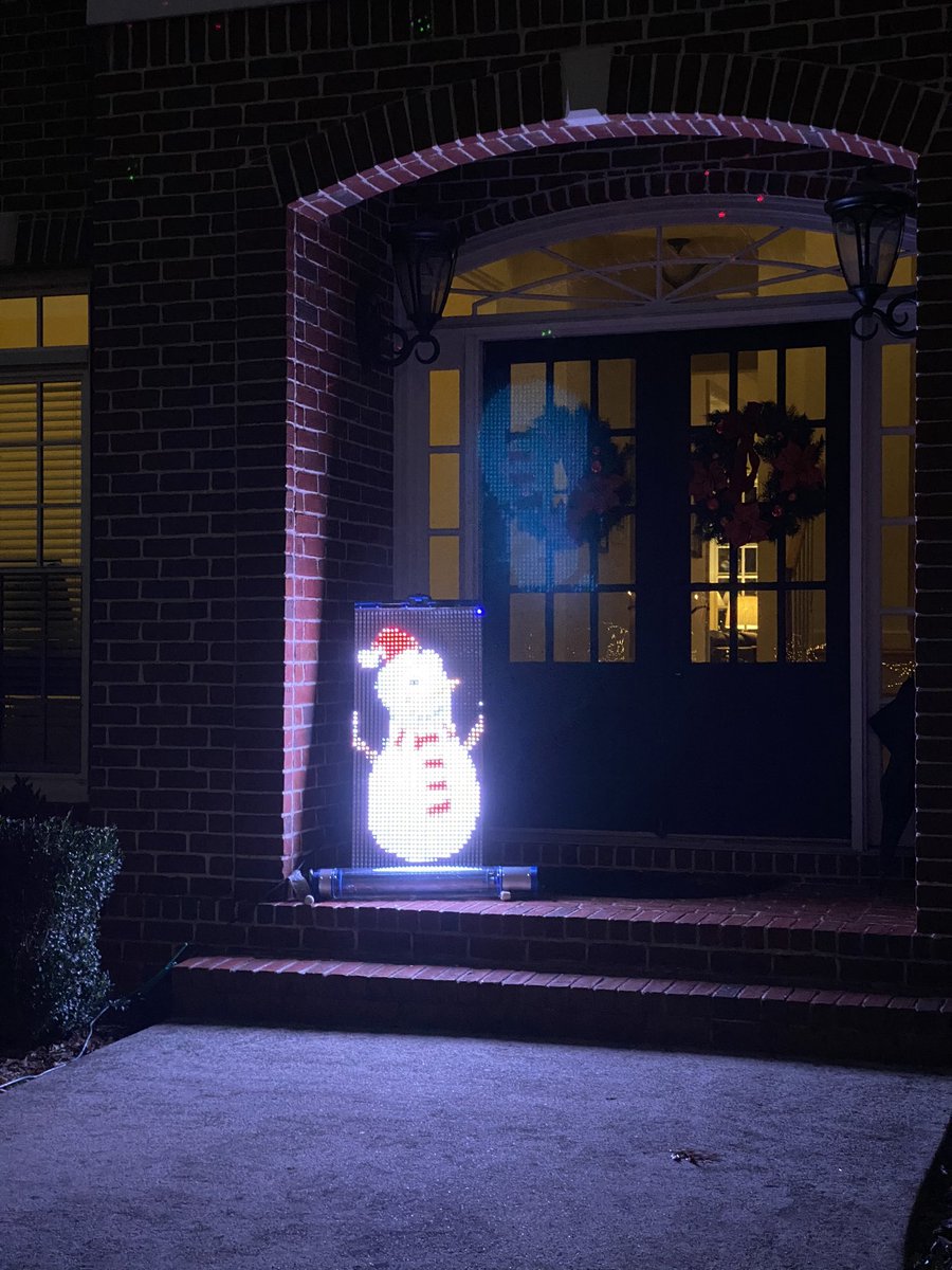 RollableDisplay's tweet photo. How about using Rollrr as #Christmas #decorations . Here are 4 images that show the #holidayseason #led #ledlights @Raspberry_Pi   @PiSignage #RaspberryPi https://t.co/v8c6iBhmGW