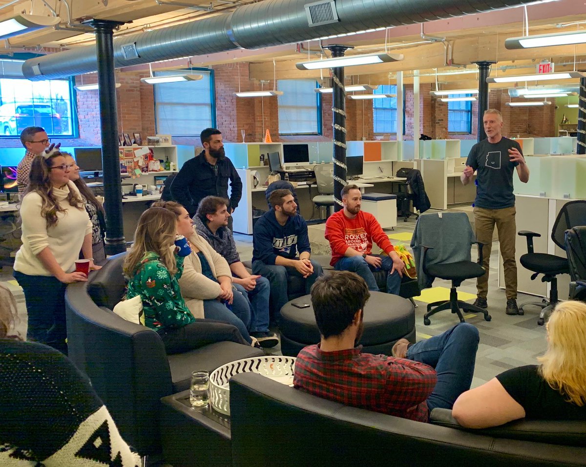 emagineusa's tweet photo. Wrapping up a successful 2019 celebrating our team, their achievements and our awesome culture of respect, fun and gratitude. emagine enjoyed its strongest year in our history in so many ways - and 2020 is looking even better. Cheers! https://t.co/YBTKS62dUI